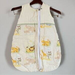 Baby in a Bag Safari Sleep Sack Small Jungle Print Neutral